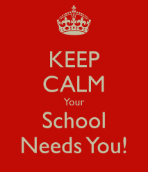 Your school needs you