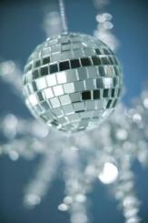 winter disco ball